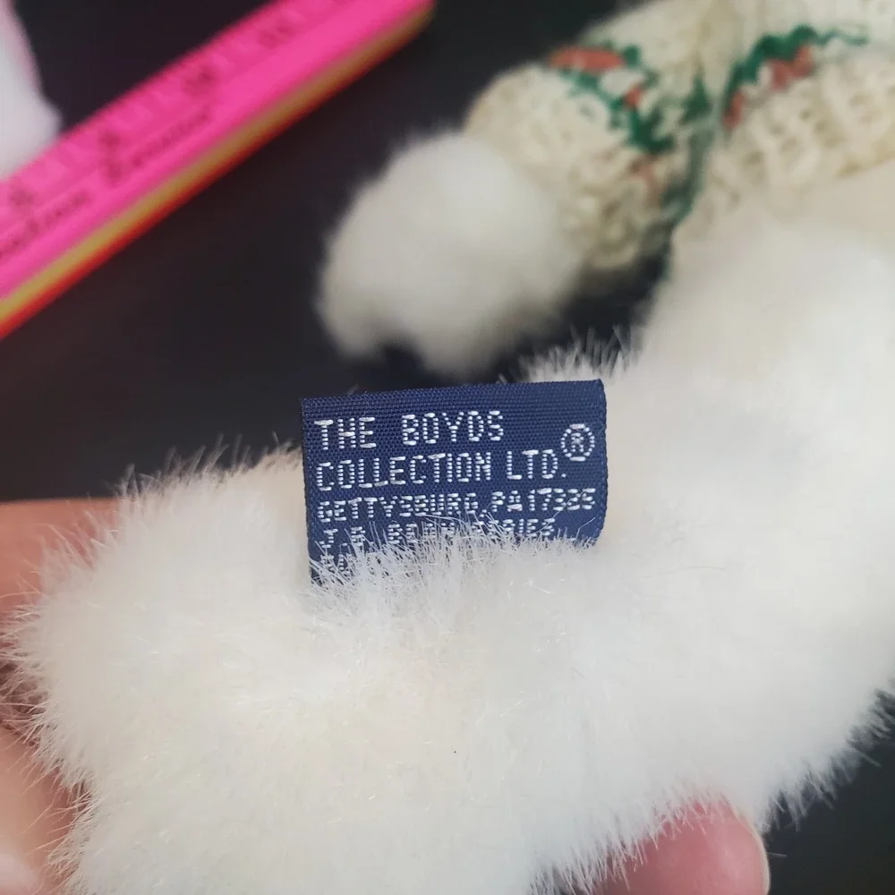White‎ Bunny Rabbit Plush Lot Of 2- Hug Fun, Boyds With Carrot Sweater Jointed